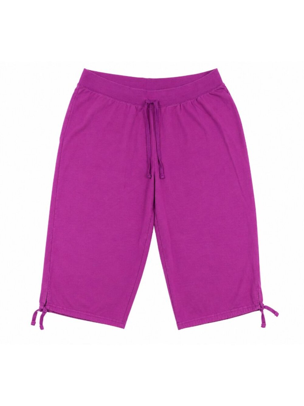 JMS Just My Size Women’s 3XG Purple Capri Pants Elastic Waist Drawstring Plus